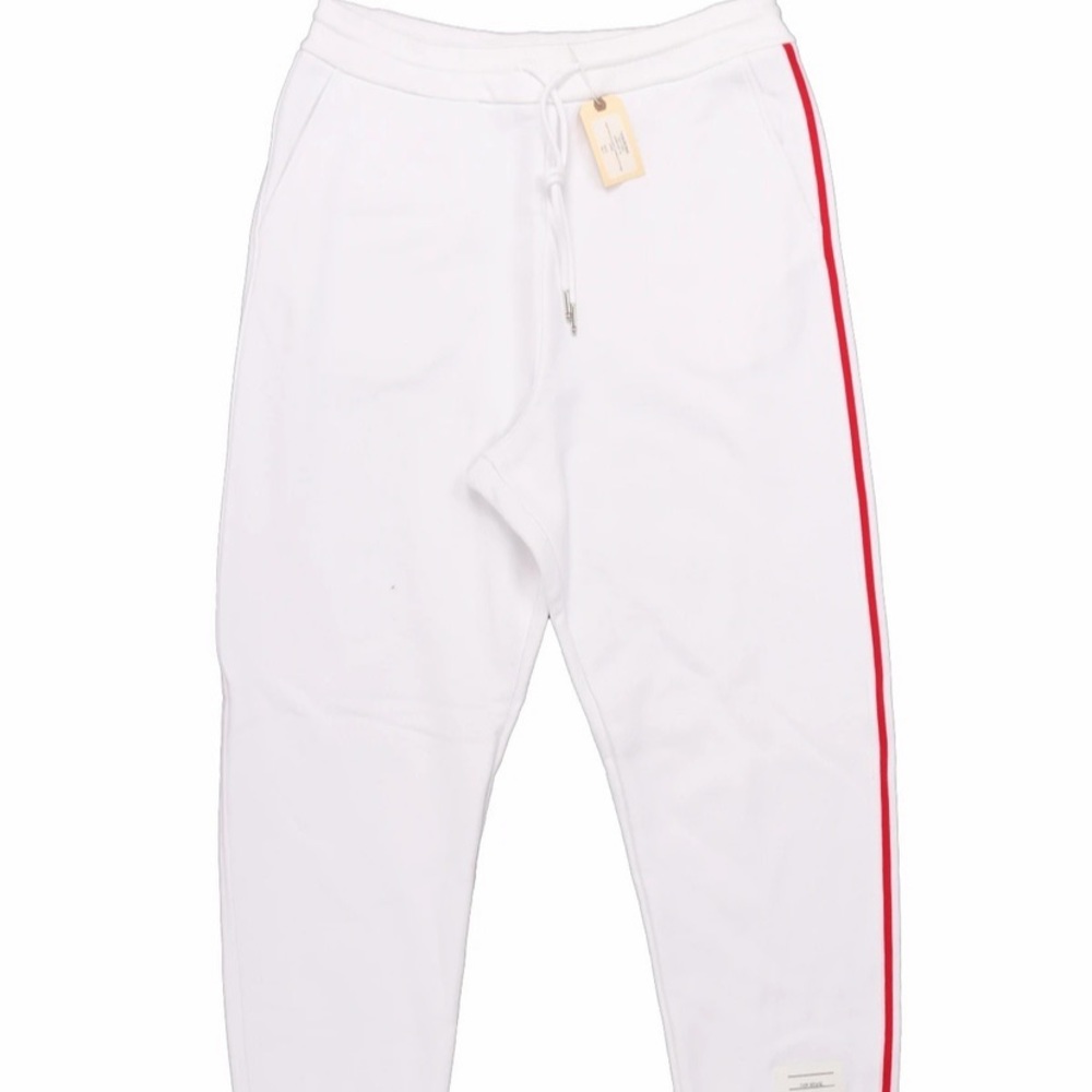 THOM BROWNE CLASSIC WHITE SWEATPANTS